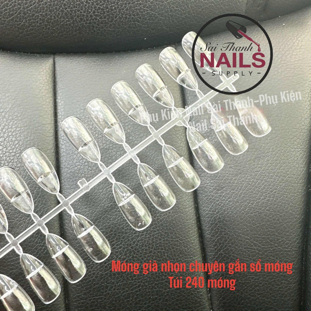 Móng sơn bảng màu nhọn dài-Nail