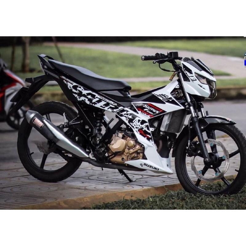 tem rời satria đen trắng , tem satria trắng đen