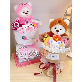 Bó Hoa Gấu Bông Lena Siêu Đáng Yêu - Quà Tặng Hot Trend - Si Mê Flowers