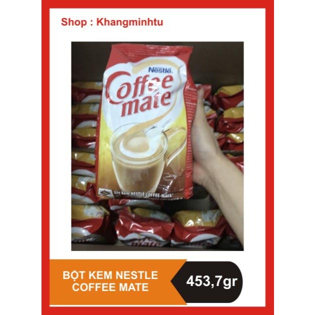 Bột kem coffee mate 453,7G - Nestle. Pha trà sữa, cà phê.