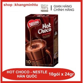 Bột Cacao Nestlé Hot Choco (10 gói x 24gram) - Nestle