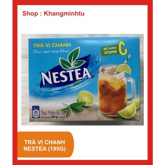 Trà vị chanh 195g (15 gói x 13g) - Nestea