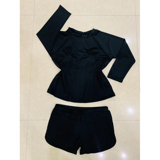 (Bigsize 40-100kg)Các mẫu Bikini 2 mảnh full đen cho nữ