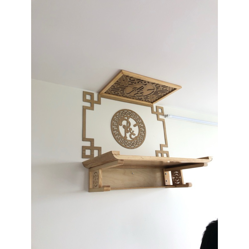 bộ chỉ viền trang trí bàn thờ