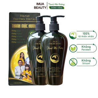 Combo 2 chai dầu gội Thanh mộc hương từ tinh dầu sả bồ kết hương nhu giảm rụng tóc