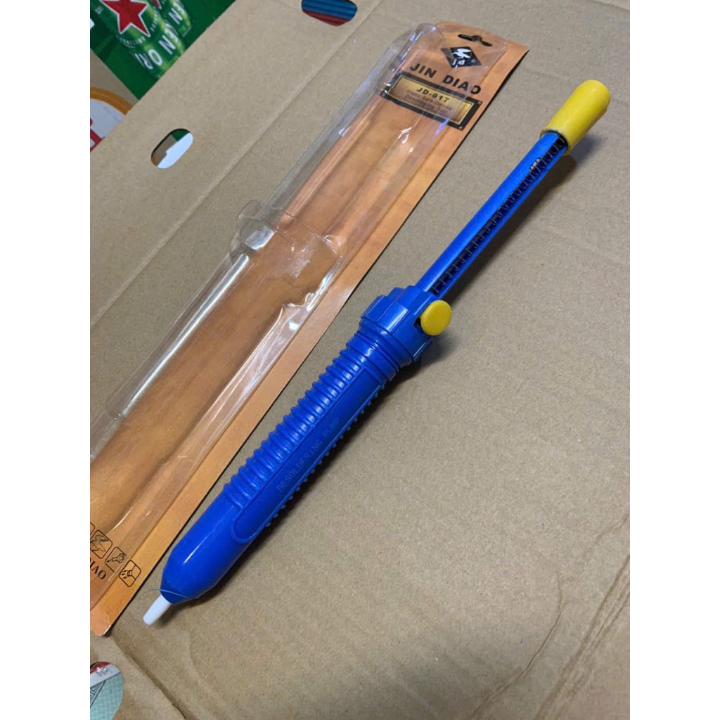 hút thiếc xanh to