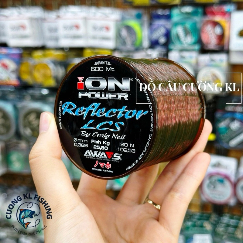 Cước câu cá Nhật Ion Power Reflector 600m (CHÍNH HÃNG 100%)