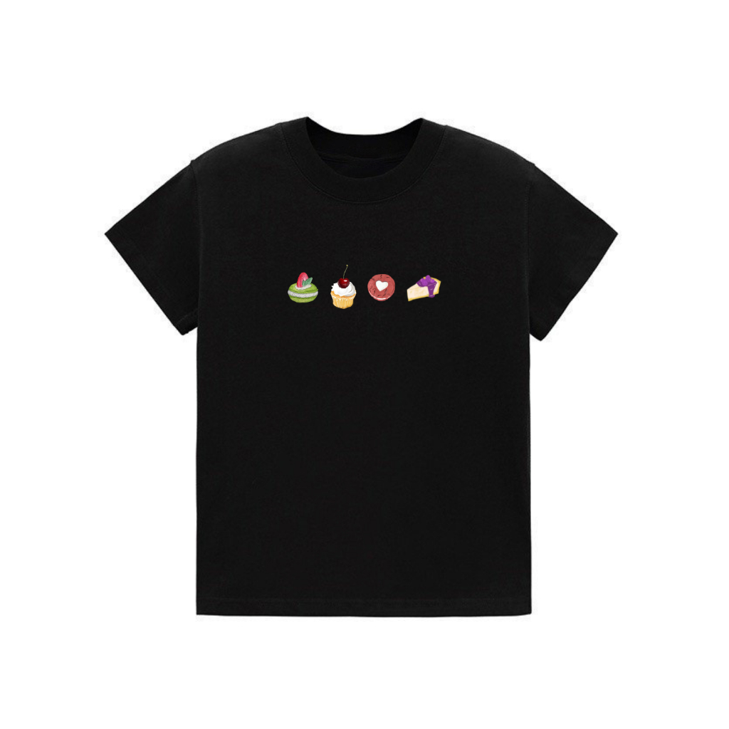 Áo Thun Form Fit Mẫu CAKE. Áo Baby Tee Chất Cotton Co Giãn, Thoải Mái | BigBuy360 - bigbuy360.vn