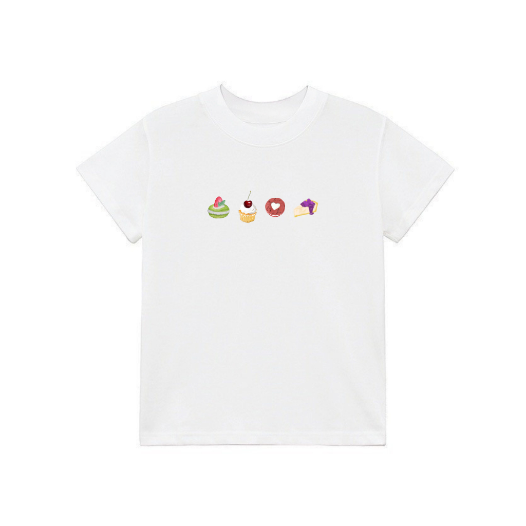 Áo Thun Form Fit Mẫu CAKE. Áo Baby Tee Chất Cotton Co Giãn, Thoải Mái | BigBuy360 - bigbuy360.vn