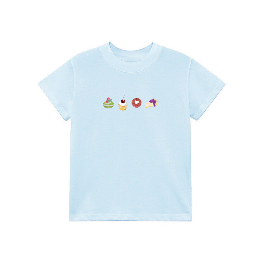 Áo Thun Form Fit Mẫu CAKE. Áo Baby Tee Chất Cotton Co Giãn, Thoải Mái | BigBuy360 - bigbuy360.vn
