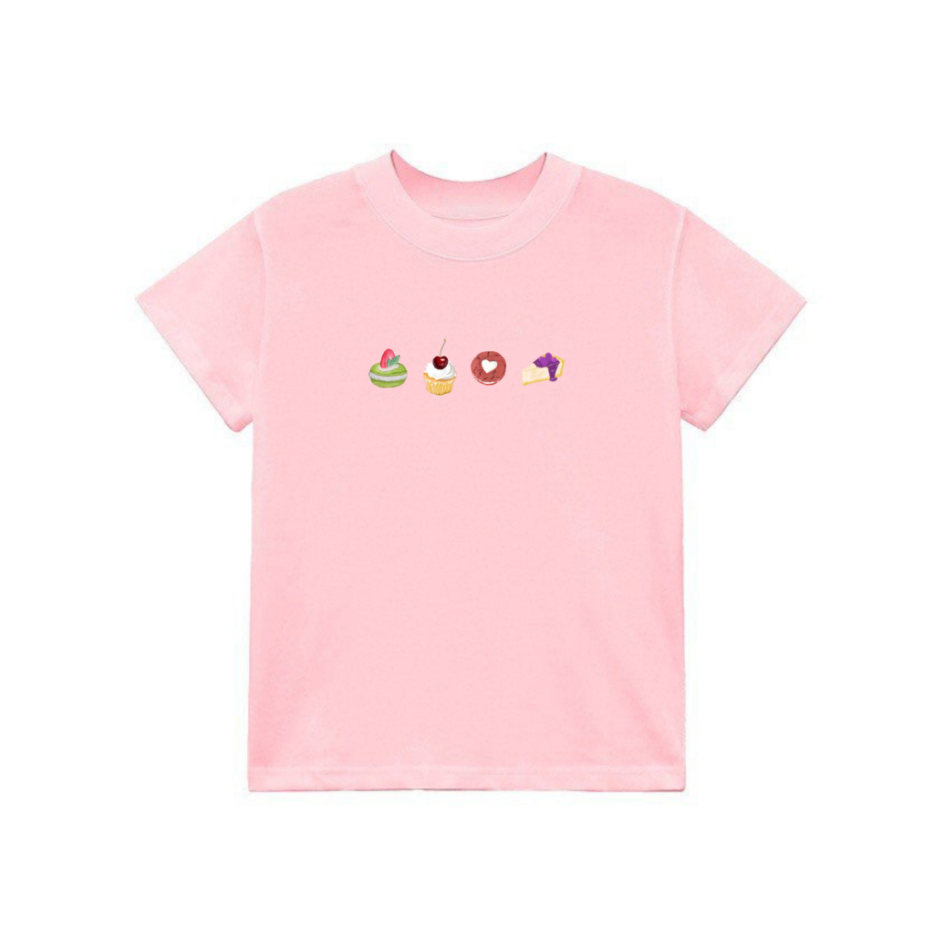 Áo Thun Form Fit Mẫu CAKE. Áo Baby Tee Chất Cotton Co Giãn, Thoải Mái | BigBuy360 - bigbuy360.vn