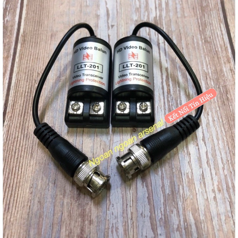 Video Balun LLT 201 + chống sét nhập khẩu chất lượng
