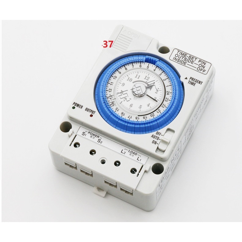 Timer cơ - Công tắc hẹn giờ thời gian thực cơ camso loại tốt ( pin cam )