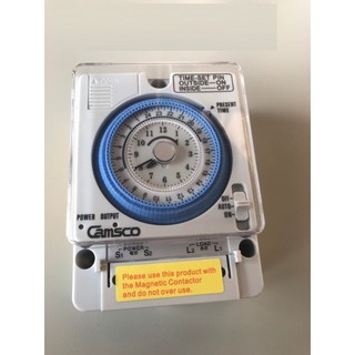 Timer cơ - Công tắc hẹn giờ thời gian thực cơ camso loại tốt ( pin cam )