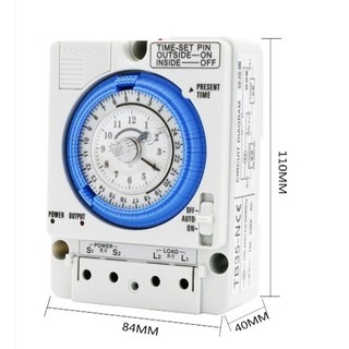 Timer cơ - Công tắc hẹn giờ thời gian thực cơ camso loại tốt ( pin cam )