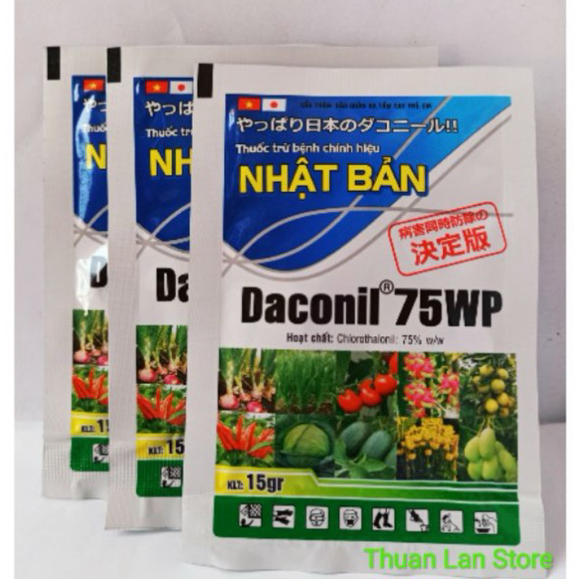 Trừ Bệnh Nhật Bản DACONIL 75WP - Chuyên Trừ Thán Thư, Đốm Lá