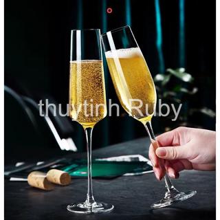  Bộ 6 ly thuỷ tinh pha lê uống rượu vang trắng ly sâm panh cao cấp ly cốc uống champagne wine glass  6323  