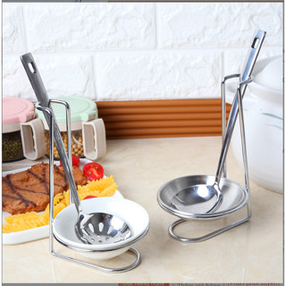 Giá Để Thìa Canh Đơn Inox - Giá Kê Muôi Lẩu và Bát Đựng Sành Sứ / Inox Sang Trọng