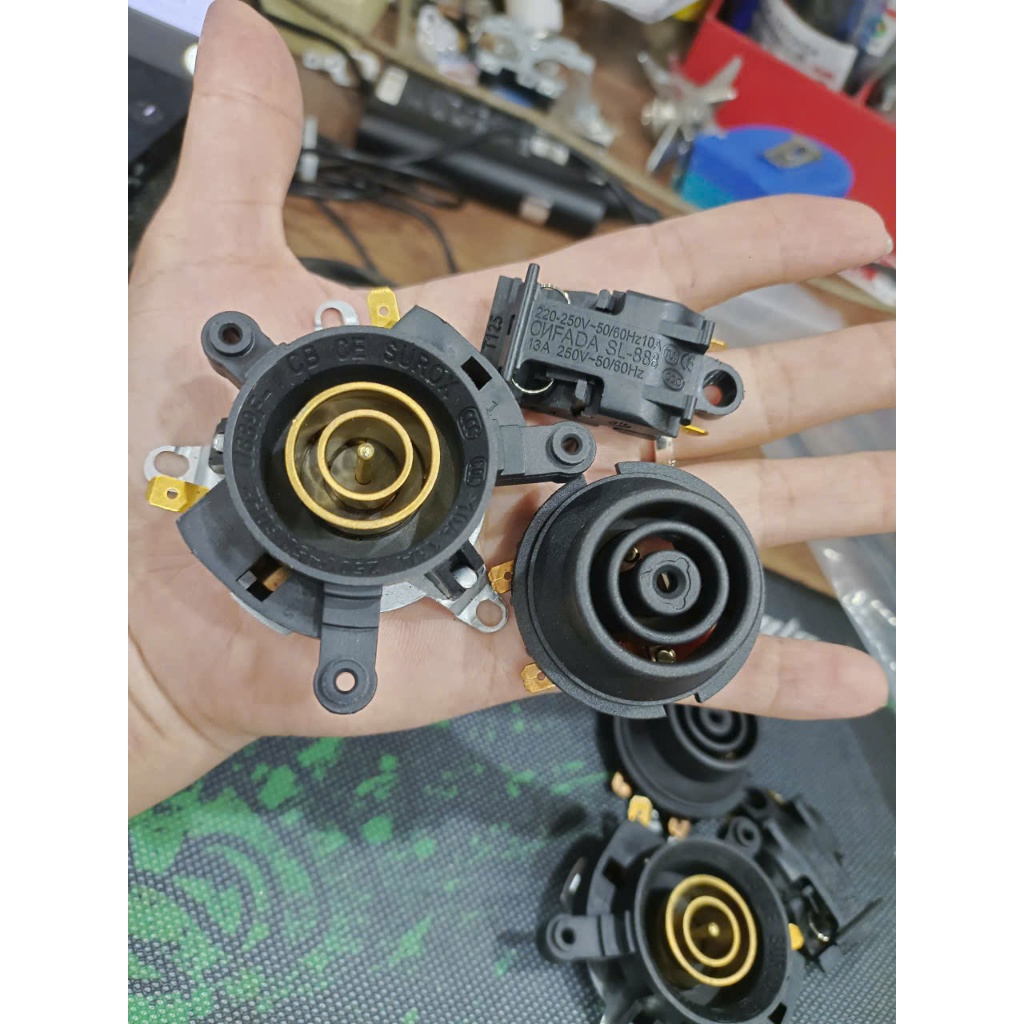 (Bộ 3 món) Chân đế ấm công tắc siêu tốc - Dài lỗ to