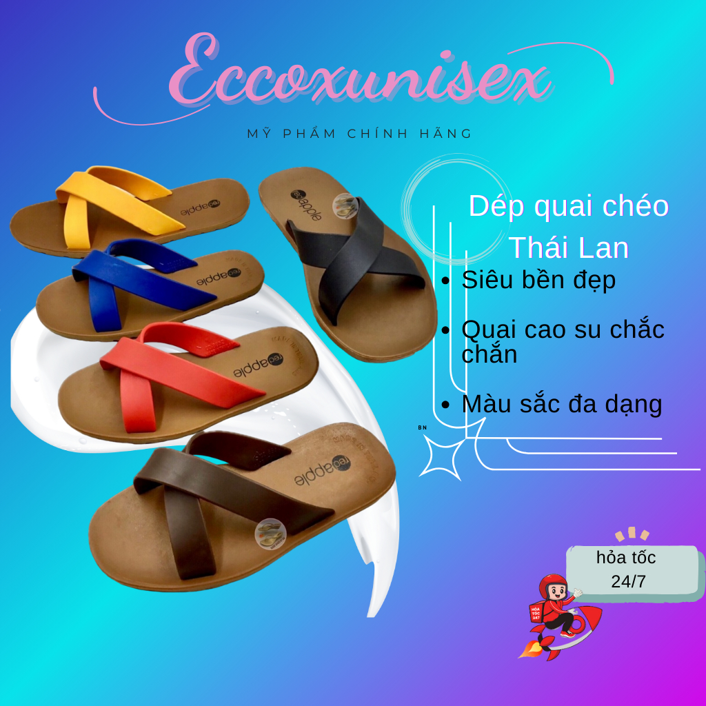Dép nam quai chéo SINSOLEDAD 8852 Hàng Thái Lan 100%