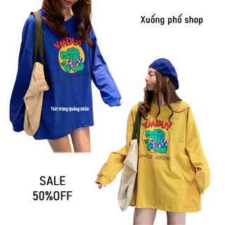 (Cotton Thấm Hút) Áo Hoodie Không Mũ Form Rộng Thời Trang “Style Hàn Quốc” Mã QC33