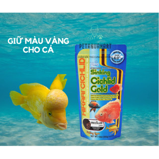  Cám chìm tăng màu cho cá hồng két và cá La hán của Hikari Nhật sinking cichlid gold 
