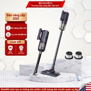Máy hút bụi cầm tay lau sàn nhà SHANEN, Vừa hút vừa lau, Hút nệm sofa, Công suất 450W, Bảo hành 12th