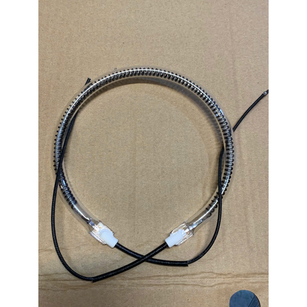 Bóng halogen sợi cacbon dùng trong nồi nướng thủy tinh đường kính ngoài 15cm