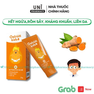 OATRUM KIDS - Gel bôi hăm, tràm sữa, mụn nhọt, rôm sảy cho trẻ sơ sinh - Hàng chính hãng  ( tub 20g )
