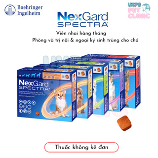 Nexgard Spectra - Phòng Và Trị Nội Và Ngoại Ký Sinh Trùng Cho Chó