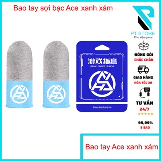 Bao tay chơi game sợi bạc Ace Xanh Xám - Màu sắc tươi mới - Tỉ lệ sợi bạc cao - Trải nghiệm mượt mà - Tối ưu chi phí