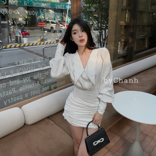  byChanh - CiCi Dress Đầm Kẻ Sọc 