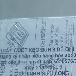 1 lốc 12 xấp giấy note vàng 3*2