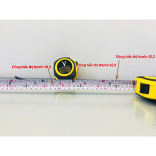 THƯỚC LỖ BAN 3 TRONG 1 (5m): THƯỚC 52,2-42,9-38,8 ĐO CỔNG-CỬA-DƯƠNG TRẠCH-ÂM TRẠCH, BÀN THỜ CHUẨN PHONG THỦY