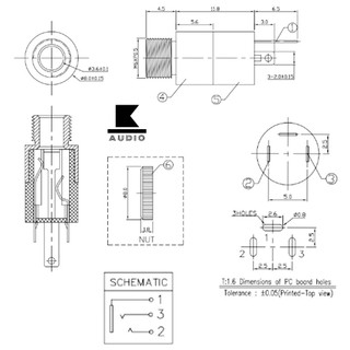 Jack audio 3.5mm đầu cái