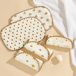 Gối Xô Sơ Sinh - Gối Xô 10 Lớp Muslin Phong Cách Hàn Quốc Cho Bé Sơ Sinh Siêu Mềm, Mịn, Thấm Hút Mồ Hôi Tốt