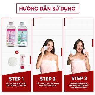 [Tháng 2]Nước tẩy trang YA SAMAYA 3in1 600ml Micellar Water làm sạch, giữ ẩm và dưỡng mềm da