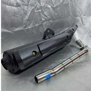 Pô Spark Êm Gắn Như Zin Cho Xe Sirius XC Tặng Kèm Ốp Pô Cacbon .