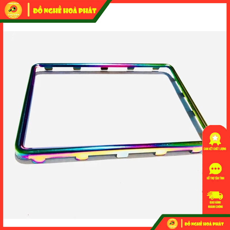 Khung biển số xe máy 7 màu titan ( giá 1 khung viền)