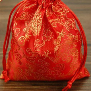 [GIÁ RẺ] Túi gấm đỏ may mắn Long Phụng ( rồng phượng )
