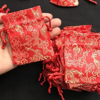 [GIÁ RẺ] Túi gấm đỏ may mắn Long Phụng ( rồng phượng )