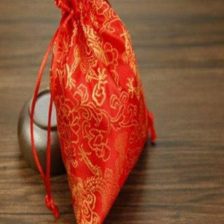 [GIÁ RẺ] Túi gấm đỏ may mắn Long Phụng ( rồng phượng )