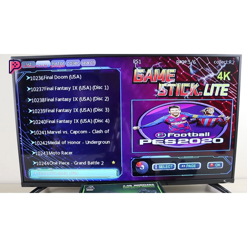 Máy Chơi Game Stick 4K V2 - 4 Nút 6 Nút HDMI Không Dây, Tải thêm đấu trường thú, đua xe gà, Bóng đá nhật | BigBuy360 - bigbuy360.vn