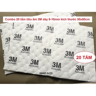   Giá Sỉ  Combo 20 tấm tiêu âm 3M bông dày 8-10mm kích thước 50x80 cm 