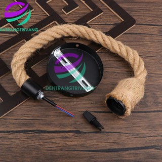 (RẺ VÔ ĐỐI)Đèn thả dây thừng một dây 1m