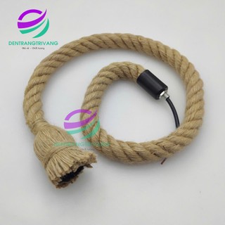 (RẺ VÔ ĐỐI)Đèn thả dây thừng một dây 1m