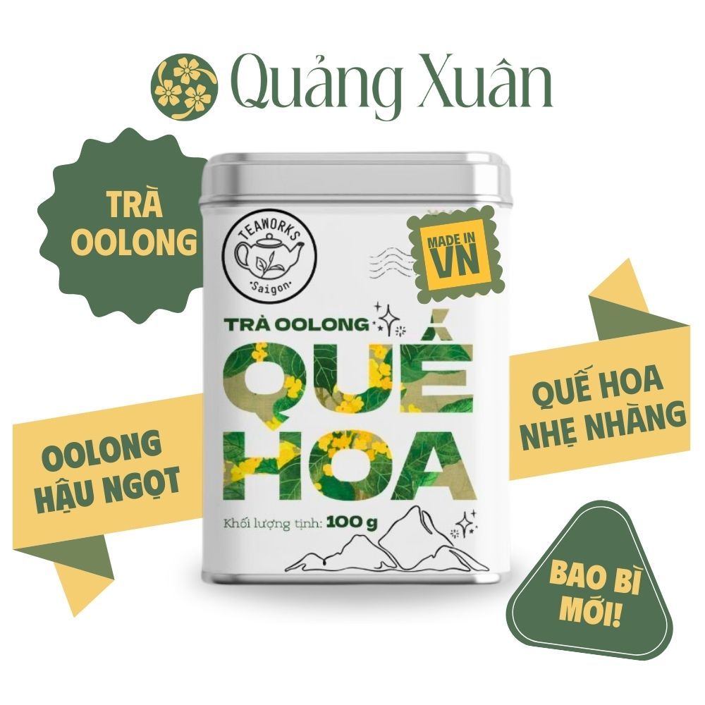 Trà Oolong Quế Hoa 100g - Teaworks