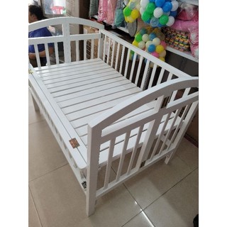 Giường cũi XK size Đại 80x125 gấp gọn hỏa tốc Tphcm