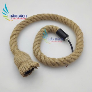 Đèn thả dây thừng một dây 1m
