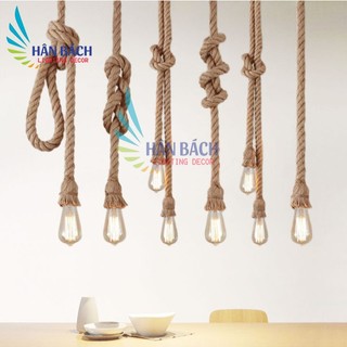 Đèn thả dây thừng một dây 1m